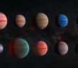 artist's impression of hot Jupiter exoplanets