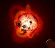 M-dwarf star with starspots