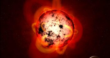 M-dwarf star with starspots