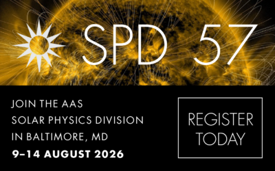 Register for the 57th Meeting of the AAS Solar Physics Division