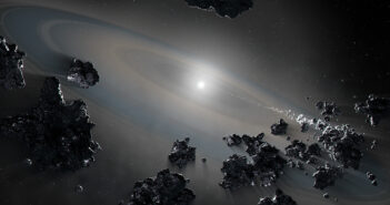 white dwarf with debris disk