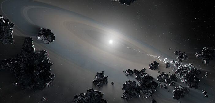 white dwarf with debris disk
