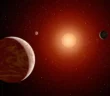exoplanet system with three planets