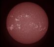 solar faculae and sunspots imaged at 1400 Angstroms
