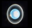A photograph of Uranus against a black background.