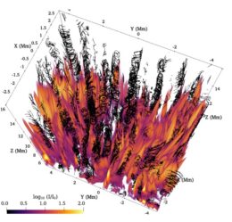 spicules and coronal swirling conduits
