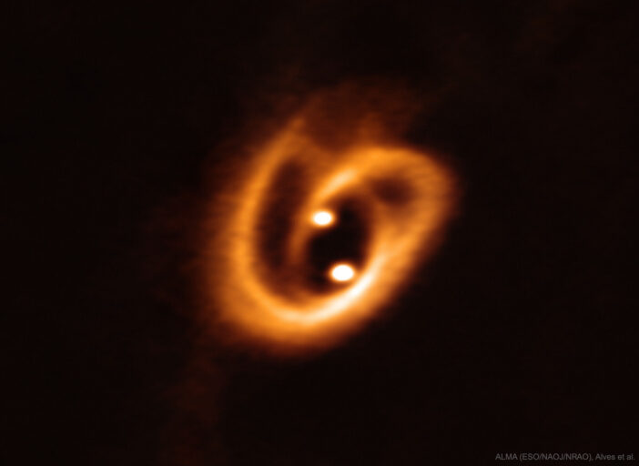 The formation of young binary protostars.